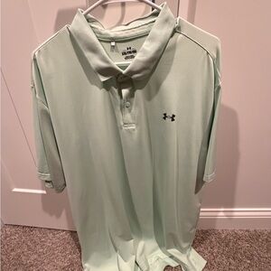Under Armour Men's Light Green Polo Shirt